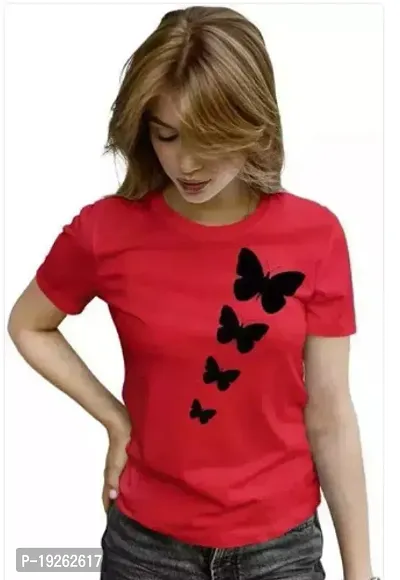 Stylish Cotton Tshirt For Women-thumb0