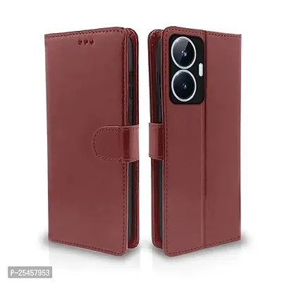 realme C55, realme narzo N55 brown Flip Cover