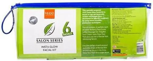 Essential VLCC Salon Series Insta Glow Facial Kit, 240G + 12Ml-thumb1