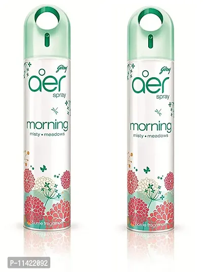 Godrej aer Home Air Freshener Spray - 300 ml (Morning Misty Meadows) Pack of 2-thumb0