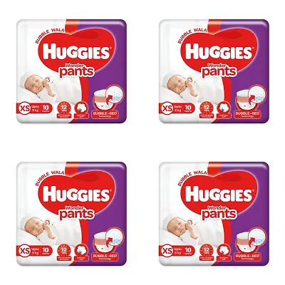 Huggies Wonder Pants Extra Small New Born (XS NB) Size Diaper Pants Combo  Pack Of 2, 24 Count, With Bubble Bed Technology For Comfort XS (48 |  lupon.gov.ph