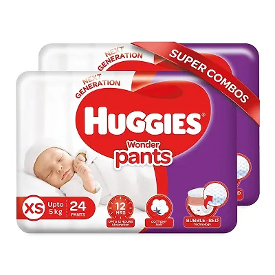 Trendy Huggies Wonder Pants Baby Diaper Size Extra Small