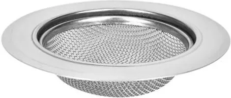 MAPPERZ Non Stick Stainless Steel Sink Strainer Kitchen Drain Basin Basket Filter Stopper Drainer/Jali (1)