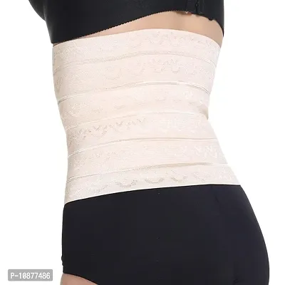 Stylish Beige Cotton Blend Solid Tummy Shaper For Women-thumb3