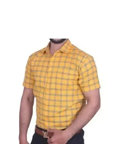 Reliable Blend Short Sleeves Casual Shirt For Men