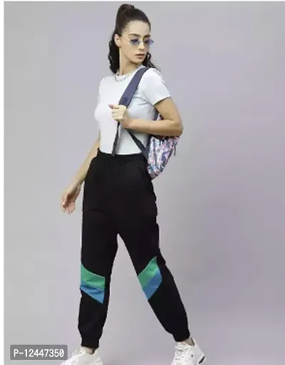 Elite Multicoloured Cotton Track Pant For Women