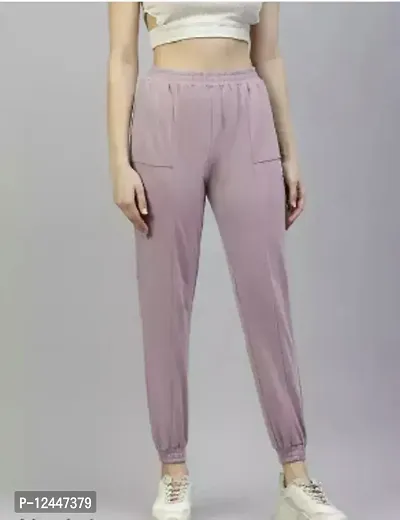Elite Multicoloured Cotton Track Pant For Women