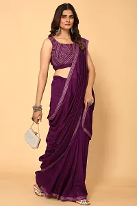 Classic Art Silk  Saree with Blouse piece For Women-thumb3