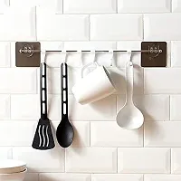 Self Adhesive Kitchen Accessories Items Organizer/Kitchen Rack Stand Holder, Plastic-thumb2