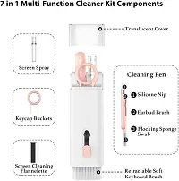 Anshri 7-in-1 Multi-Function Laptop Cleaning Brush/Keyboard Cleaning kit/Gadget Cleaning kit Gap Duster Key-Cap Puller for Laptop, Keyboard and Earphones(Multi Colour)-thumb3