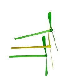 Anshri 24 pc Colorful Dragonfly New Bamboo Copter for Kids| Flaying Kids Toys | Flying Spinner | Dragonfly Toy for Boys and Girls (Multicolor) Pack of 20-thumb1