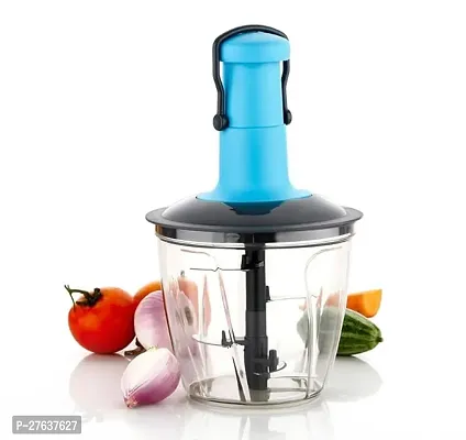 Classic Multipurpose Premium Plastic Manual Hand-Press Vegetable Chopper 1000 ml