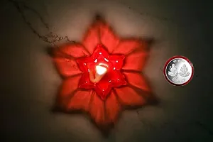 Anshri Set of 12 For Diwali Decoration and Gifts Transparent Hard Plastic Diya in  Multicolor-thumb2