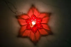 Anshri Multicolor Plastic Transparent Floating Diya for Festive Decoration, Set of 12-thumb3