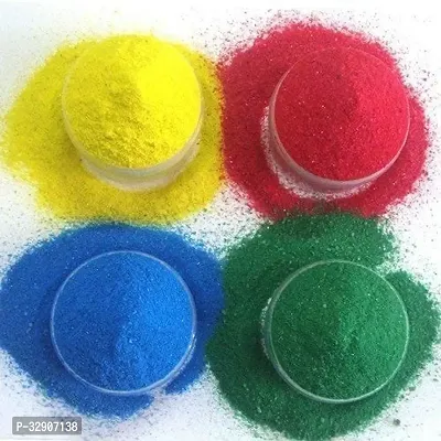 Anshri Colorful Rangoli Powder for Home Decoration, Diwali, Navrati Set of 10-thumb2