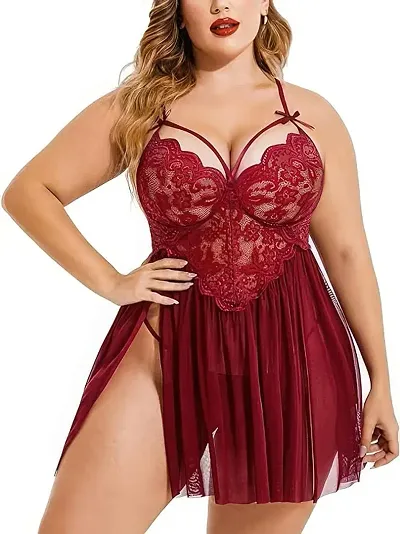 Lace Honeymoon Babydoll Night Dress