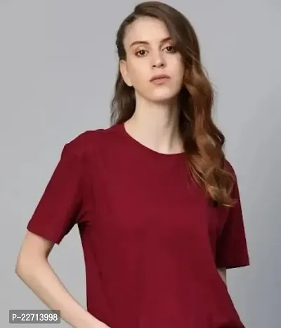 Elegant Cotton Tshirt For Women-thumb0