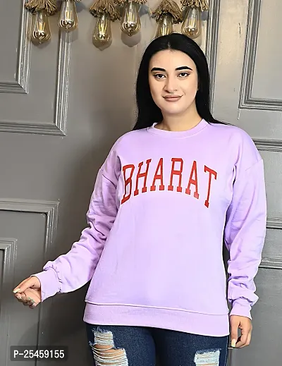 Woman Lavender Sweatshirt-Bharat