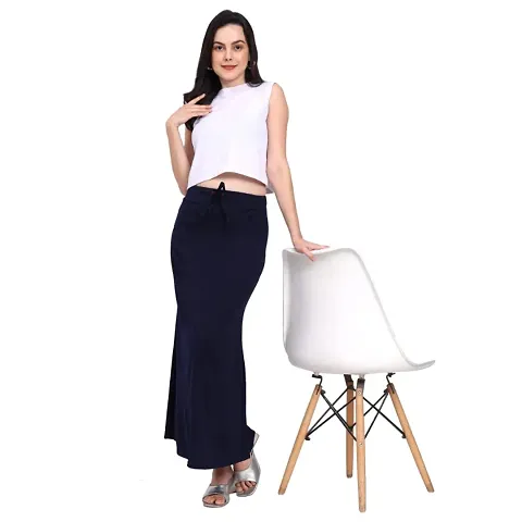 ALANKARNA ? Women's Fish Lycra Cotton Saree Shapewear Petticoat Stretchable Thigh & Hip Shaper Saree Silhouette Shapewear for Women