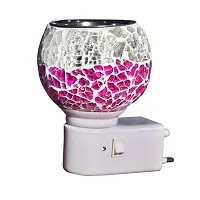 Electric Ceramic Kapoor Dani Stand Aromatic Essential Oil Diffuser and Night Lamp-thumb1