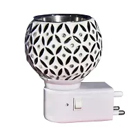 Electric Ceramic Kapoor Dani Stand Aromatic Essential Oil Diffuser and Night Lamp Aroma Diffuser with Night LED Lamp-thumb1