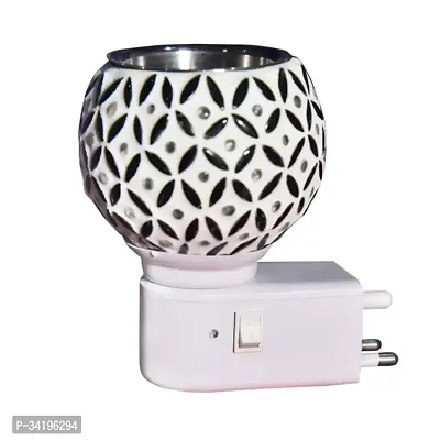 Electric Ceramic Kapoor Dani Stand Aromatic Essential Oil Diffuser and Night Lamp Aroma Diffuser with Night LED Lamp-thumb2