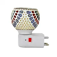 Electric Ceramic Kapoor Dani Stand Aromatic Essential Oil Diffuser and Night Lamp Aroma Diffuser with Night LED Lamp-thumb1