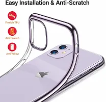 Stylish Silver Silicon Back Cover for Iphone-thumb3