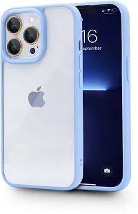 Stylish Blue Polyurethane Back Cover for Iphone-thumb1