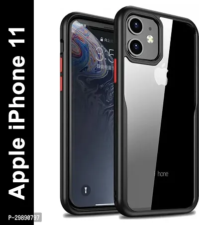 Stylish Black Plastic Back Cover for Iphone-thumb0