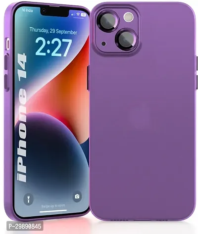 Stylish Purple Silicon Back Cover for Iphone-thumb2