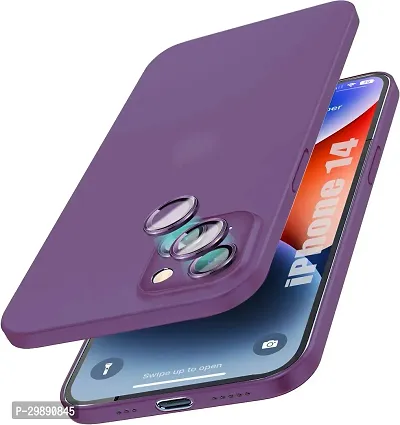 Stylish Purple Silicon Back Cover for Iphone-thumb0