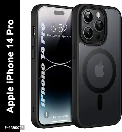 Stylish Black Polycarbonate Back Cover for Iphone