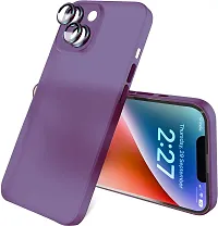 Stylish Purple Silicon Back Cover for Iphone-thumb2