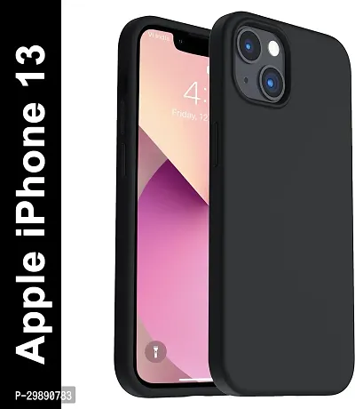 Stylish Black Silicon Back Cover for Iphone