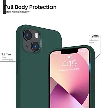 Stylish Green Silicon Back Cover for Iphone-thumb1