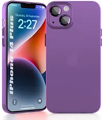 Stylish Purple Silicon Back Cover for Iphone-thumb1