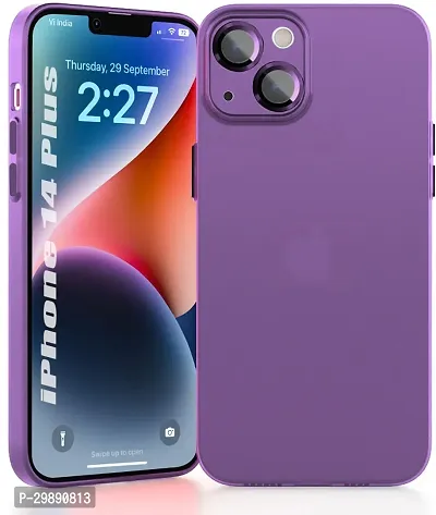 Stylish Purple Silicon Back Cover for Iphone-thumb2