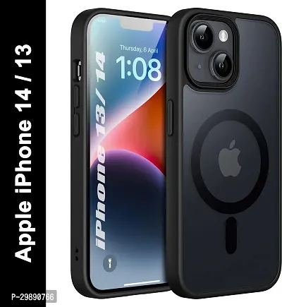 Stylish Black Polycarbonate Back Cover for Iphone-thumb0