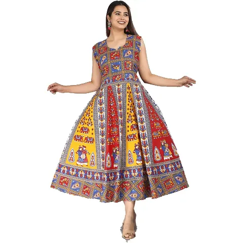 Best Selling Cotton Blend Ethnic Gowns 