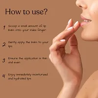 Vanilla Lip Balm with SPF, Shea Butter, Almond Oil, Jojoba Oil, Repairs Dry Chapped Lips, Deeply Moisturises, Restores Lip Tissue, UV Protection, Best for both women and men/ 12gms-thumb4