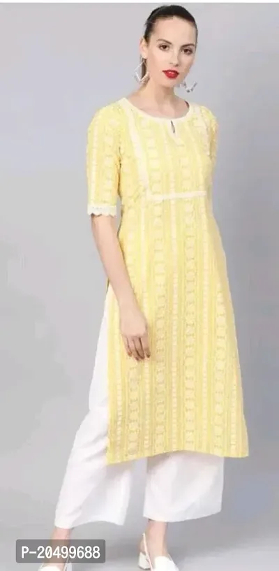 Stylish  Rayon Kurta For Women-thumb0