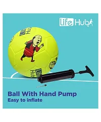 Football No.3 With Air Pump For Kids-thumb1