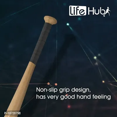 LIFE HUB Baseball bat Heavy Duty for Men Women, Popular Willow Baseball Bat, Basebat (32 inch)-thumb5