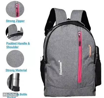 Stylish Grey Backpack For Men