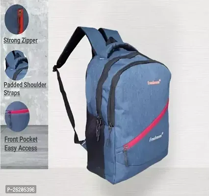 Stylish Blue Backpack For Men-thumb0