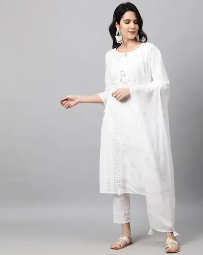 Stylish Women Kurta with Pant with Dupatta