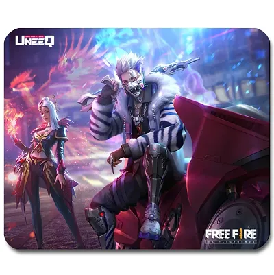 UneeQ Free Fire Gaming Mouse Pad for Laptop, Notebook, Gaming Computer | Anti-Skid Base Gaming Mousepad