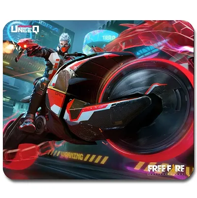 UneeQ Free Fire Gaming Mouse Pad for Laptop, Notebook, Gaming Computer | Anti-Skid Base Gaming Mousepad