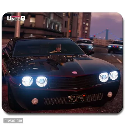 UneeQ GTA 5 Gaming Mouse Pad for Laptop, Notebook, Gaming Computer | Anti-Skid Base Gaming Mousepad